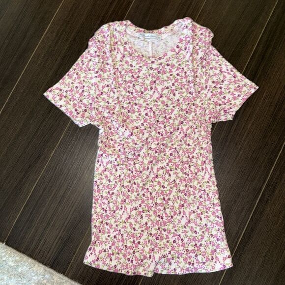MICHAEL STARS Floral Pink Women's Top, OS - Picture 6 of 7